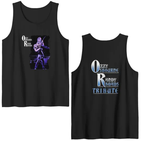 Discover Ozzy Osbourne Randy Rhoads Tribute Double Sided Tank Tops or Double Sided Tank Tops, Ozzy Osbourne Double Sided Tank Tops
