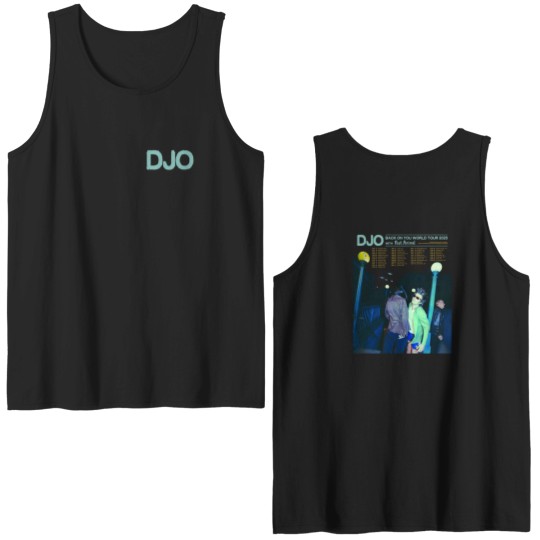 Discover Djo Back on You World Tour 2025 Double Sided Tank Tops The Crux Album New 2025 Double Sided Tank Tops
