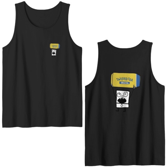 Discover Doodlebob Twisted Tea Double Sided Tank Tops Funny Unisex Double Sided Tank Tops  2 Side Double Sided Tank Tops