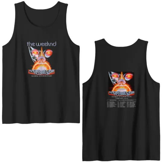 Discover Weeknds After Hours Til Dawn 2023 Tour 2 Sides Double Sided Tank Tops