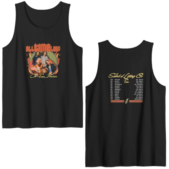 Discover All Time Low The Sound of Letting Go Tour Double Sided Tank Tops