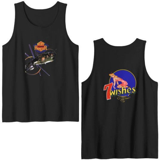 Discover Night Ranger - 7 Wishes Double Sided Tank Tops