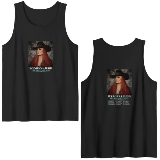 Discover Wynonna Judd The Greatest Hits Tour 2025 Double Sided Tank Tops