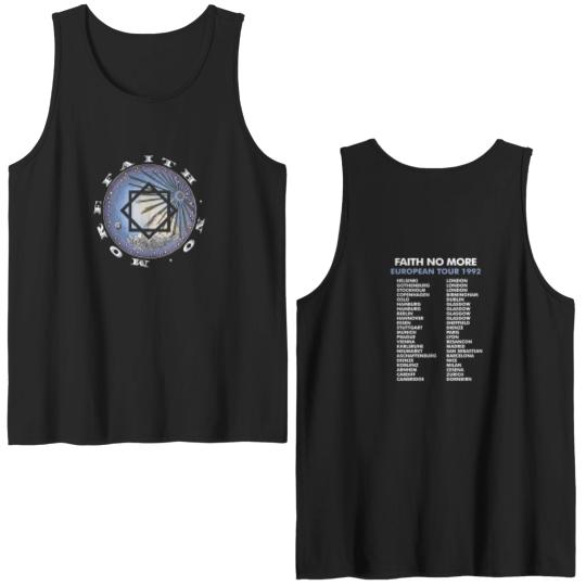 Discover 1992 Faith No More 2 Side Black All Size Gift For Fan Double Sided Tank Tops