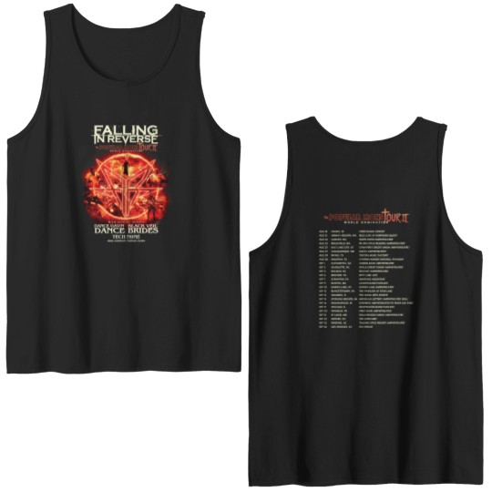 Discover Falling in Reverse Concert Tour  For Fan Double Sided Tank Tops