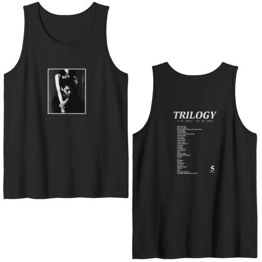 Discover Trilogy Album Double Sided Tank Tops Weeknds