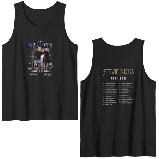 Discover Billy Joel & Stevie Nicks Tour Double Sided Tank Tops