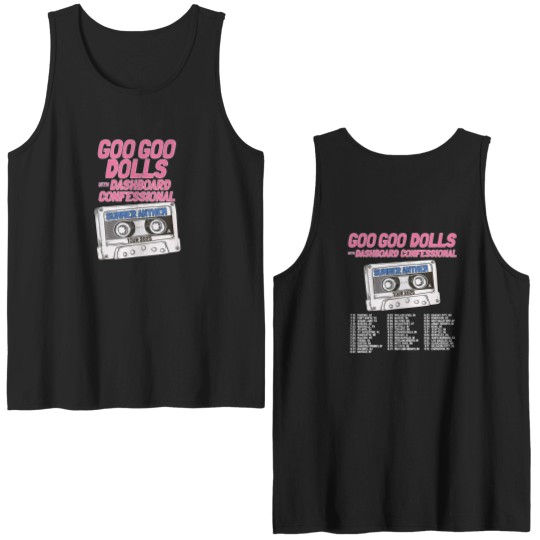 Discover HOT! Goo Goo Dolls Summer Anthem Tour 2025 Double Sided Tank Tops ALL Size S-5XL