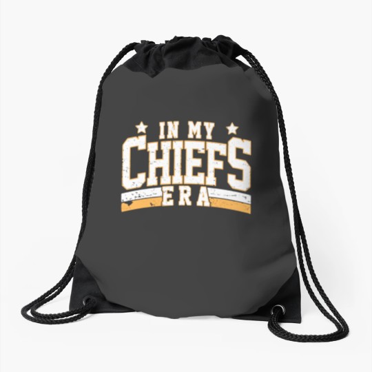 Discover In My Chiefs Era Drawstring Bags Travis Kelce Swift Drawstring Bags Football Chiefs Jersey