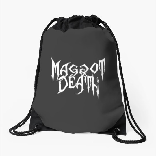Discover Maggot Death Drawstring Bags