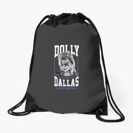 Discover Classic Dolly Parton Dallas Live Thanhksgiving Day Drawstring Bags