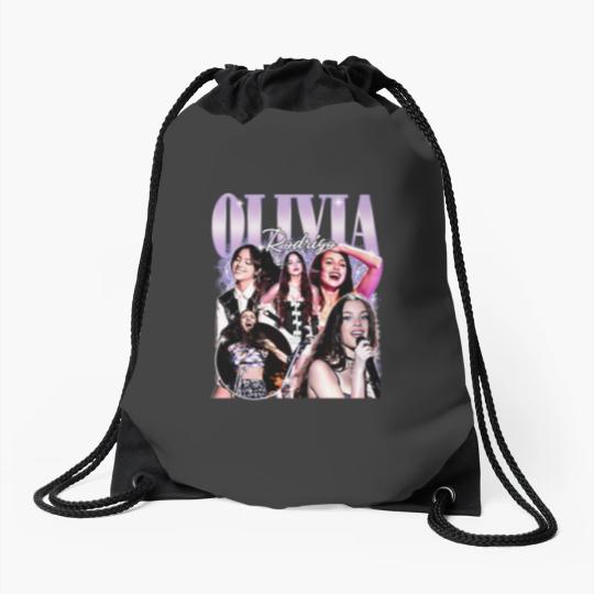 Discover Olivia Rodrigo Vintage 90s Drawstring Bags, Olivia Rodrigo Drawstring Bags