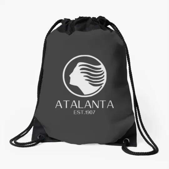 Discover Atalanta Grey Drawstring Bag: Atalanta FC Merchandise