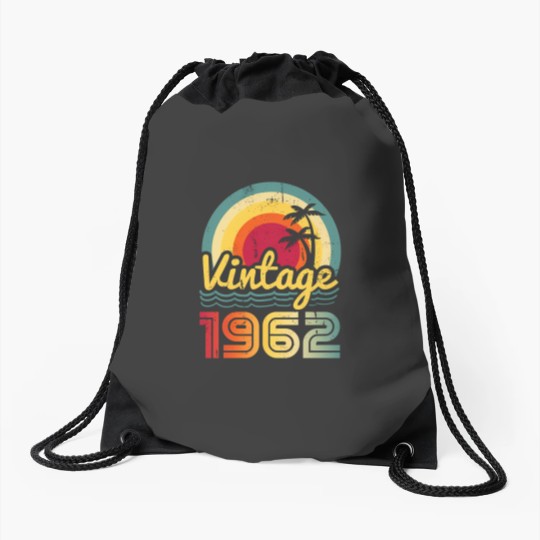 Discover Vintage 1962 Drawstring Bag