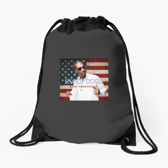 Discover Snoop Dogg For President 2024 Drawstring Bags