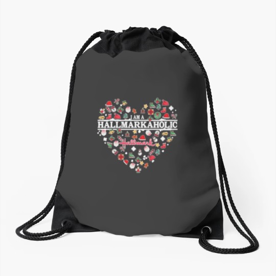 Discover Hallmarkaholic Drawstring Bags, I Am A Hallmarkaholic Drawstring Bags
