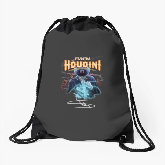 Discover Eminem Houdini Guess Whos Back And For My Last Trick Drawstring Bags