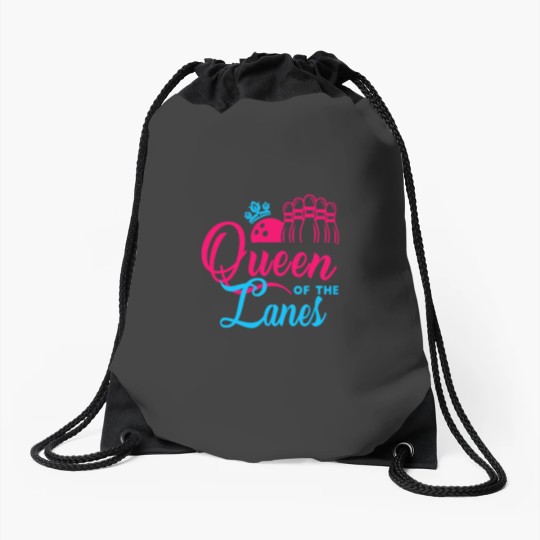 Discover Bowling Love Drawstring Bags