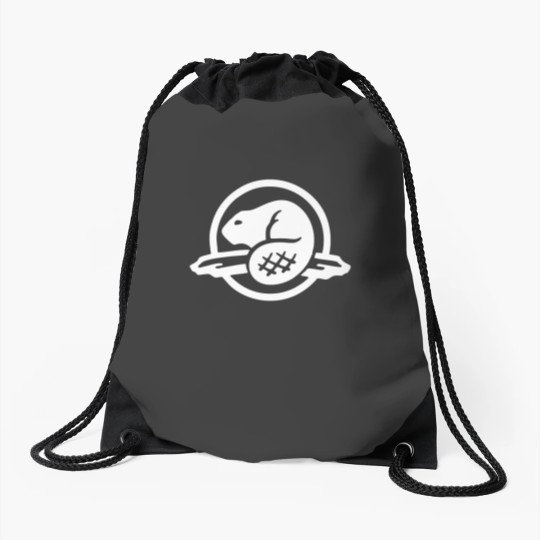 Discover canada parks logo merchandise Drawstring Bags
