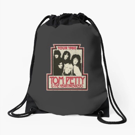 Discover Tom Pettys and the Heartbreakers 1980 Tour Drawstring Bags
