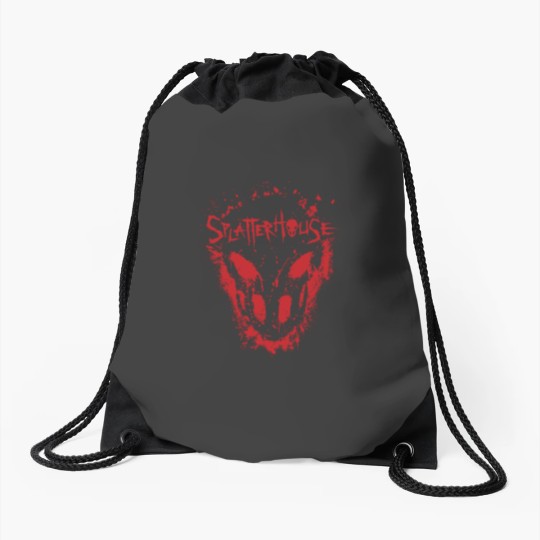 Discover Splatterhouse Cover Drawstring Bags