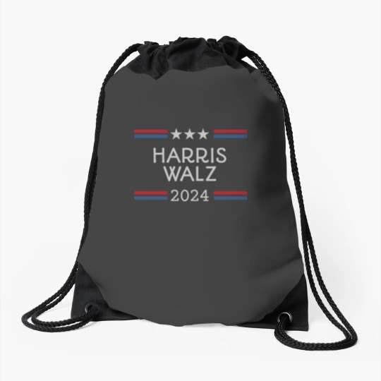 Discover Harris Walz 2024 Drawstring Bags, Kamala Harris, Tim Walz, Gift for Democrat