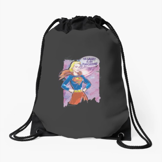 Discover Supergirl Galaxy Drawstring Bags