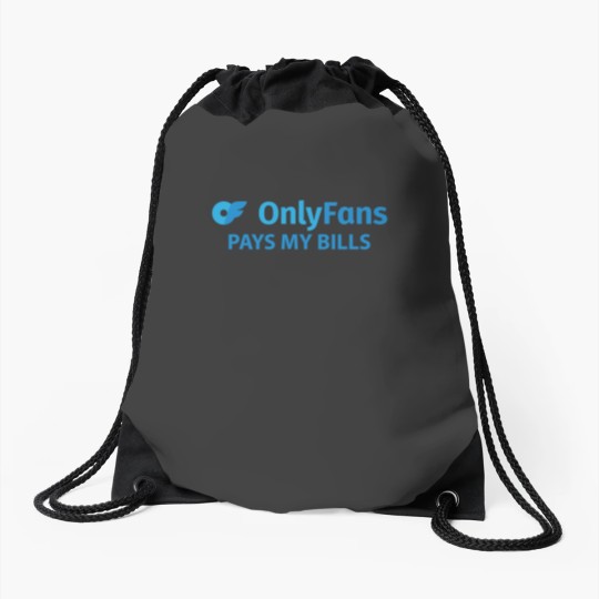 Discover OnlyFans Pays my Bills Drawstring Bags