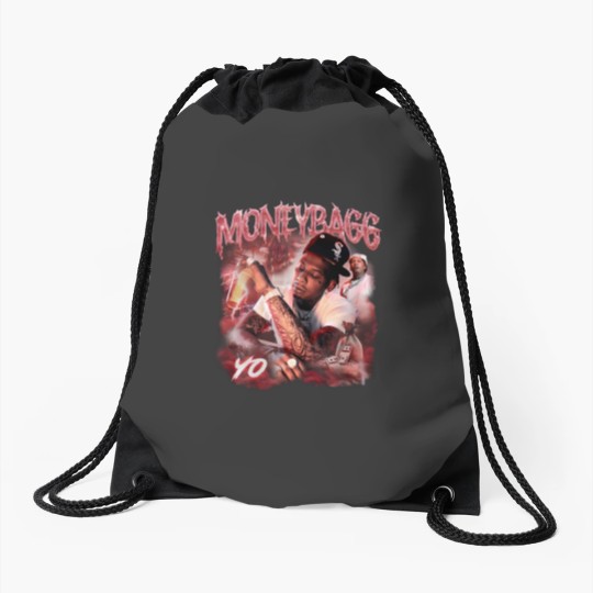 Discover Moneybagg Yo Rap Drawstring Bags, Larger Than Life Tour 2023 Drawstring Bags
