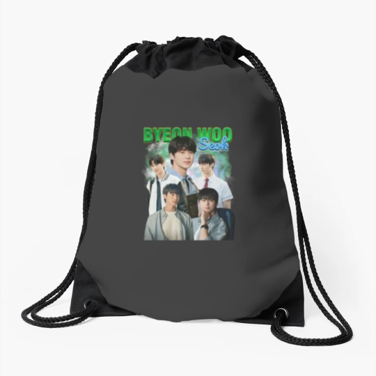 Discover limited-seok-byeon-woo-kdrama-korean Drawstring Bags