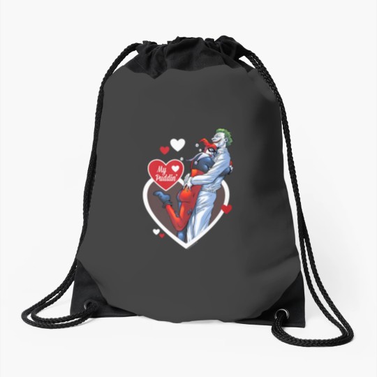 Discover Harley Quinn My Puddin Drawstring Bags