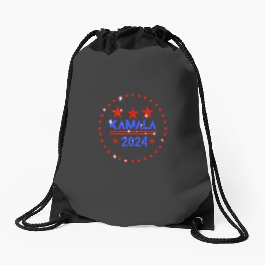 Discover Kamala Harris Rhinestone Drawstring Bag 2024