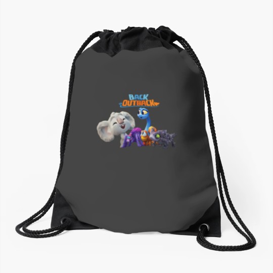 Discover Back To The Outback Drawstring Bags
