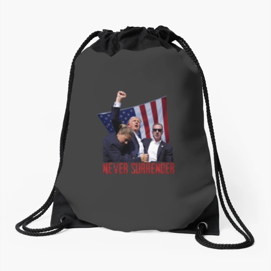 Discover Trump Shot Drawstring Bags - Pennsylvania Rally 2024