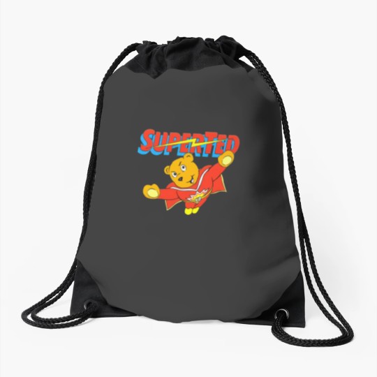 Discover Super Ted Drawstring Bags