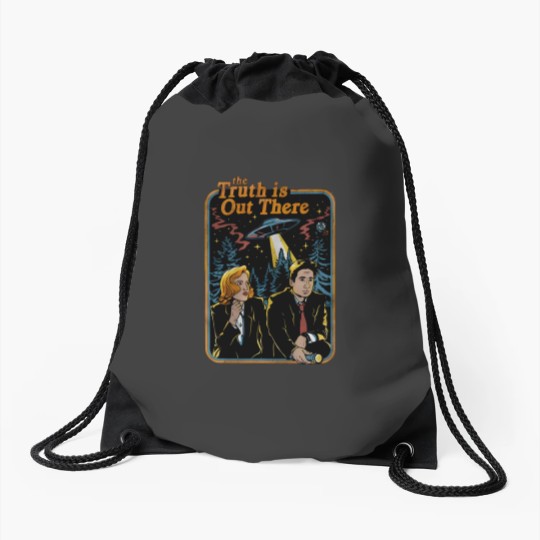 Discover The truth is out there X Files funny Classic Drawstring Bags