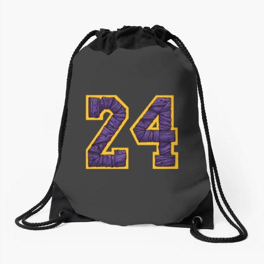 Discover Kobe Number Drawstring Bags