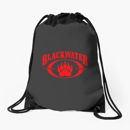 Discover Blackwater Classic Logo Drawstring Bags