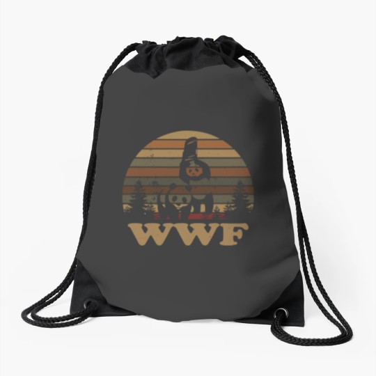 Discover VINTAGE - WWF Panda Jiu-Jitsu - Vintage - Drawstring Bags