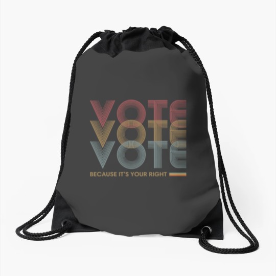 Discover Election 24 Drawstring Bag for Activists