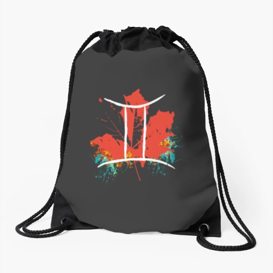 Discover Gemini Gemini - Autumn Drawstring Bags