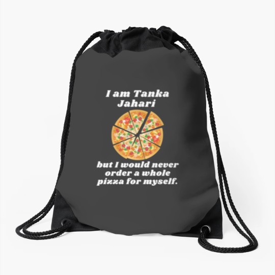 Discover Impractical Jokers Tanka Jahari Pizza Drawstring Bags