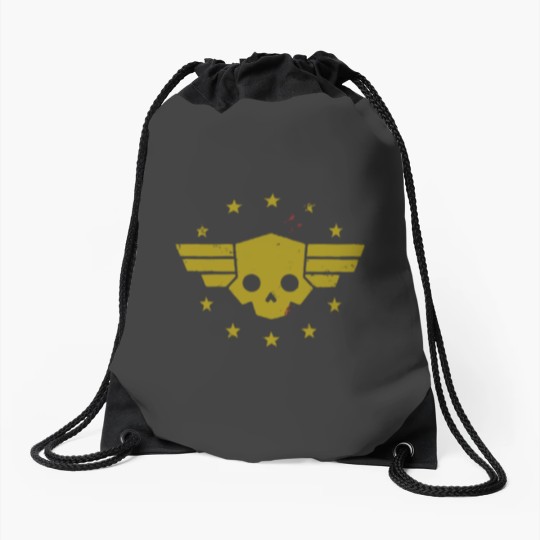 Discover Helldivers 2 Drawstring Bags, Helldivers Game Drawstring Bags, Game Gift Idea