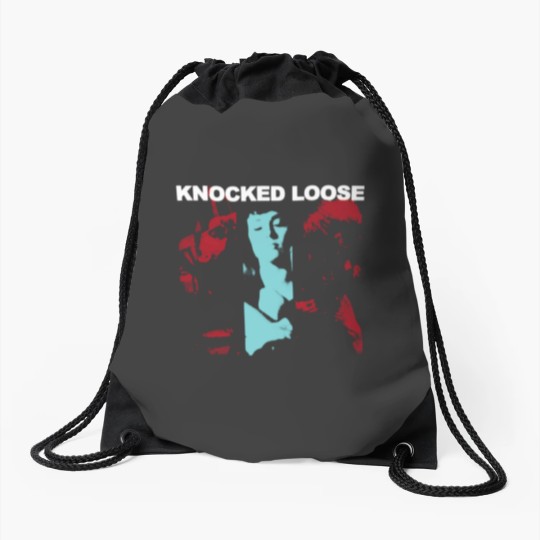 Discover Knocked Loose Merch Knocked Loose Happiness Drawstring Bags Drawstring Bags