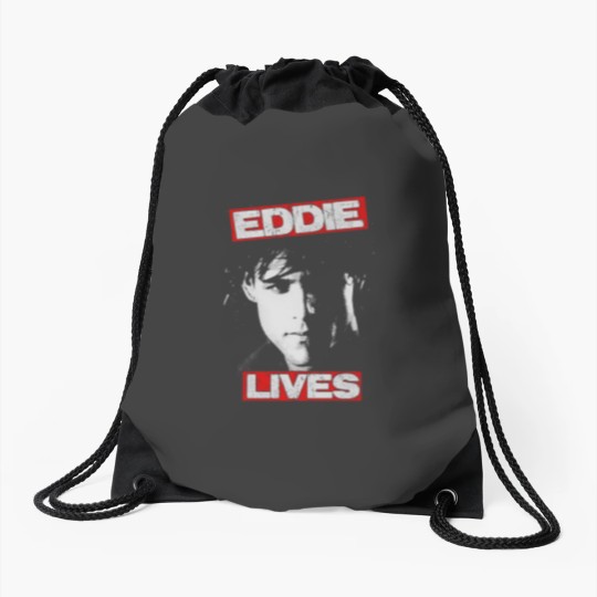Discover Eddie _Amp_ The Cruisers Drawstring Bags Eddie Lives Drawstring Bags