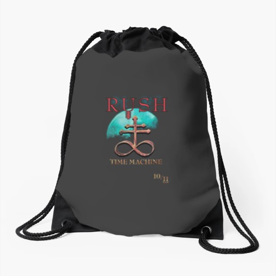 Discover Vintage 10/11 Rush Time Machine Tour Drawstring Bags