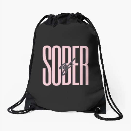 Discover 1062 Sober Af Drawstring Bags