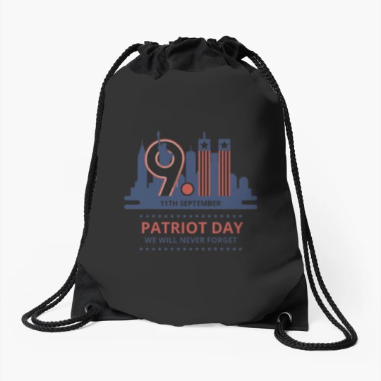 Discover Patriot Day – We Will Never Forget Drawstring Bags