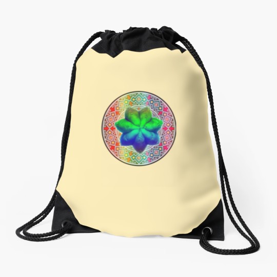 Discover San Pedro Entheogen Shaman Classic Drawstring Bags Drawstring Bags