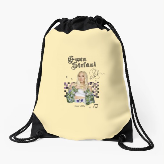 Discover Gwen Stefani Tour 2024 Gift For Fan Drawstring Bags